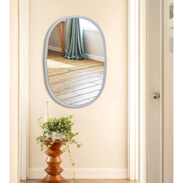 Wade Logan® Modern Oval Bathroom Vanity Mirror Wayfair